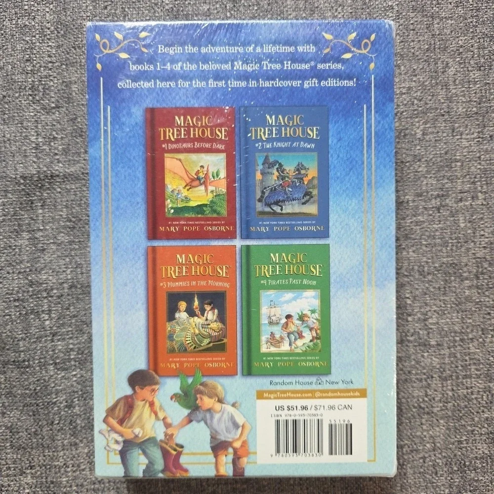 Magic Tree House 1-4 Treasury Boxed Set - by  Mary Pope Osborne
